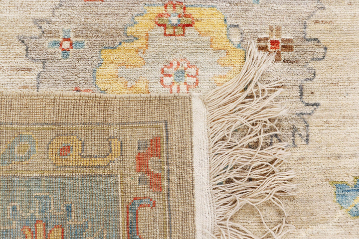 Bisque Oushak 9'  1" x 11'  10" - No. QA74553