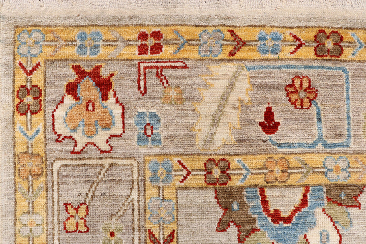 Bisque Oushak 6'  1" x 8'  10" - No. QA30963