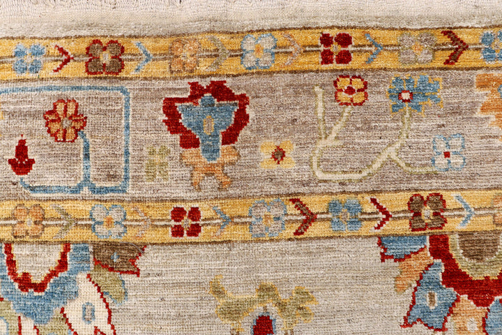 Bisque Oushak 6'  1" x 8'  10" - No. QA30963