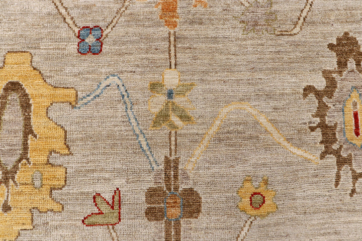 Bisque Oushak 6' 1 x 8' 10 - No. 73599