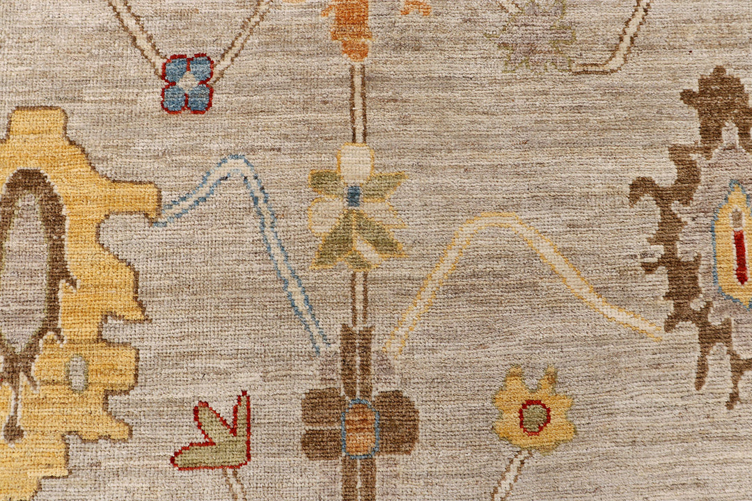 Bisque Oushak 6'  1" x 8'  10" - No. QA30963