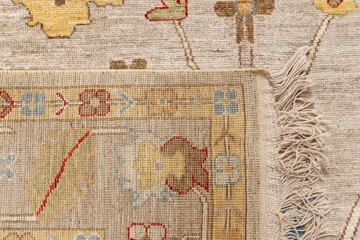 Bisque Oushak 6'  1" x 8'  10" - No. QA30963