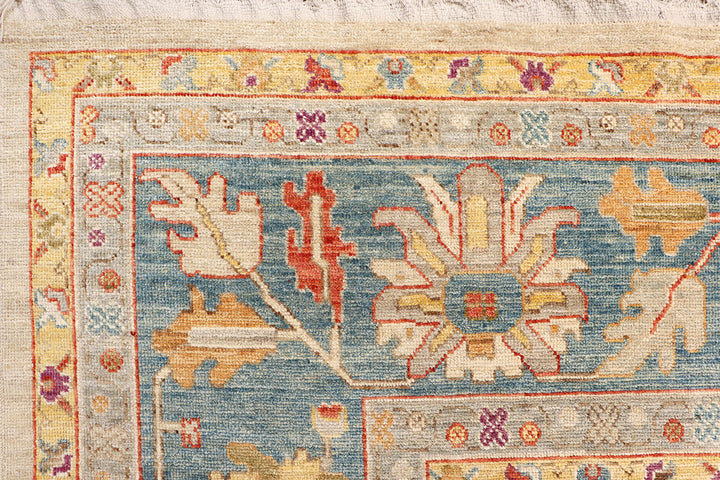 Tan Oushak 12'  4" x 14'  6" - No. QA16226