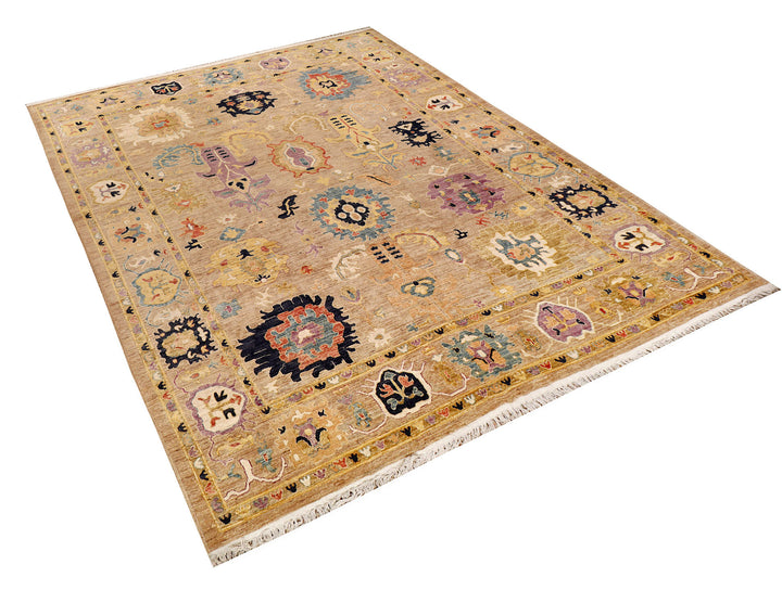 Tan Oushak 11'  11" x 15' " - No. QA14886