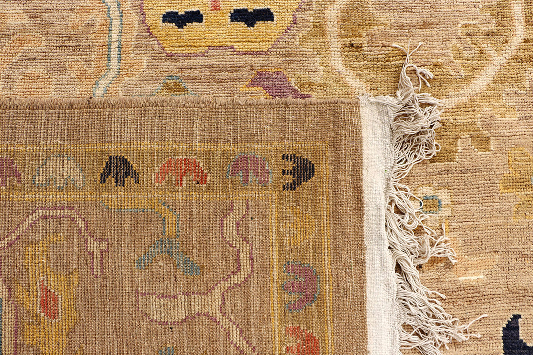 Tan Oushak 11'  11" x 15' " - No. QA14886