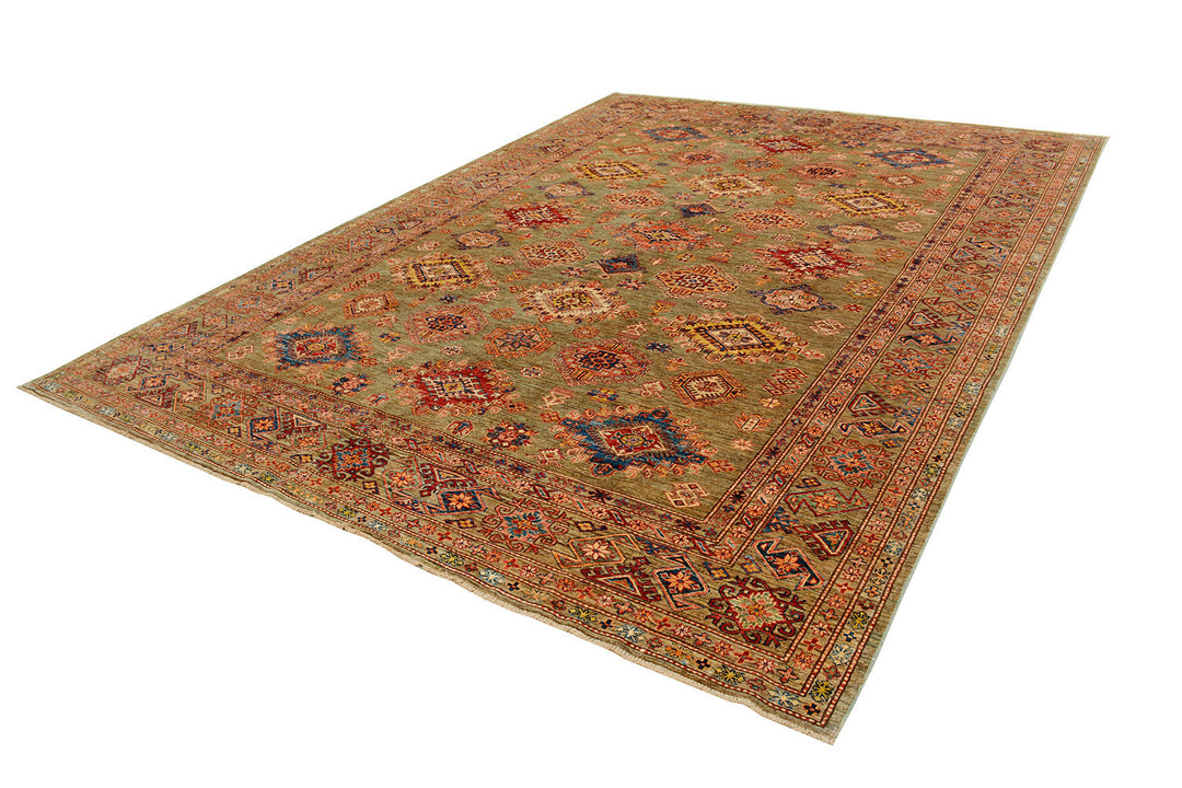 Burlywood Kazak 8'  10" x 11'  10" - No. QA46091