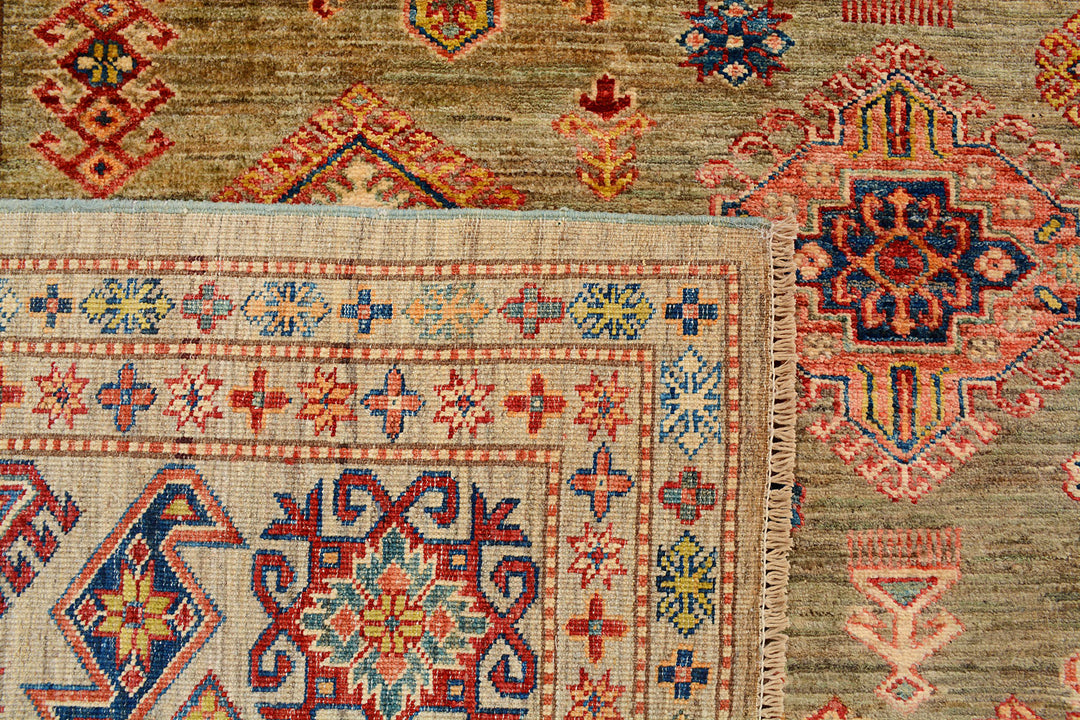 Burlywood Kazak 8'  10" x 11'  10" - No. QA46091