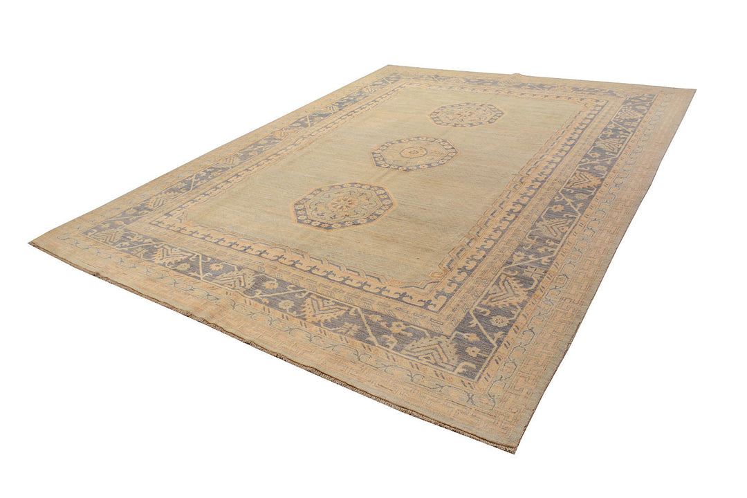 Blanched Almond Oushak 8' 10 x 11' 9 - No. 73644