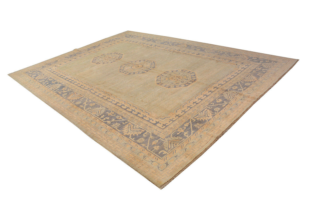 Blanched Almond Oushak 8' 10 x 11' 9 - No. 73644