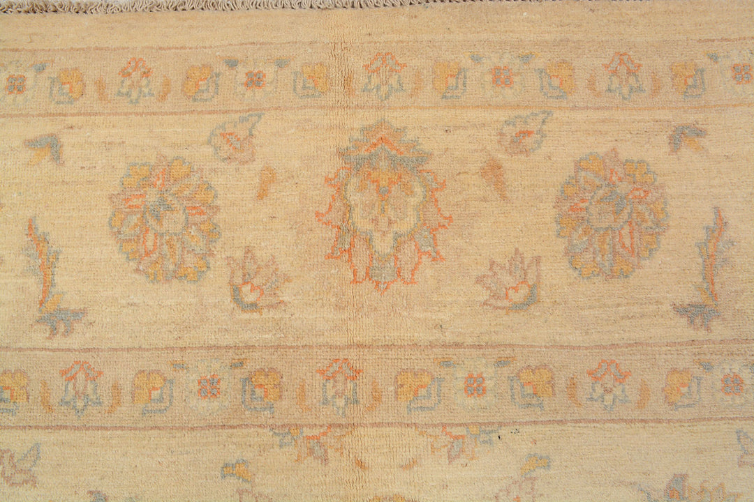 Blanched Almond Oushak 7'  11" x 11'  6" - No. QA36705