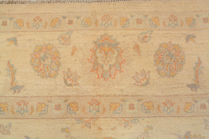 Blanched Almond Oushak 7'  11" x 11'  6" - No. QA36705