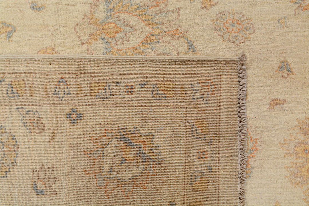 Blanched Almond Oushak 7' 11 x 11' 6 - No. 73645