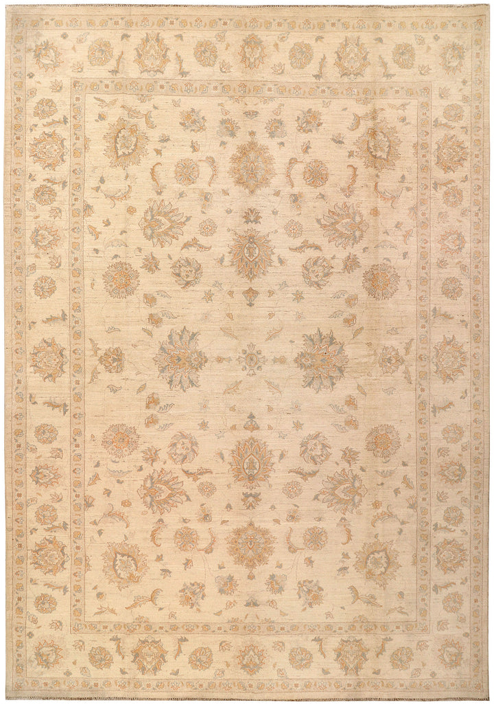 Blanched Almond Oushak 7' 11 x 11' 6 - No. 73645