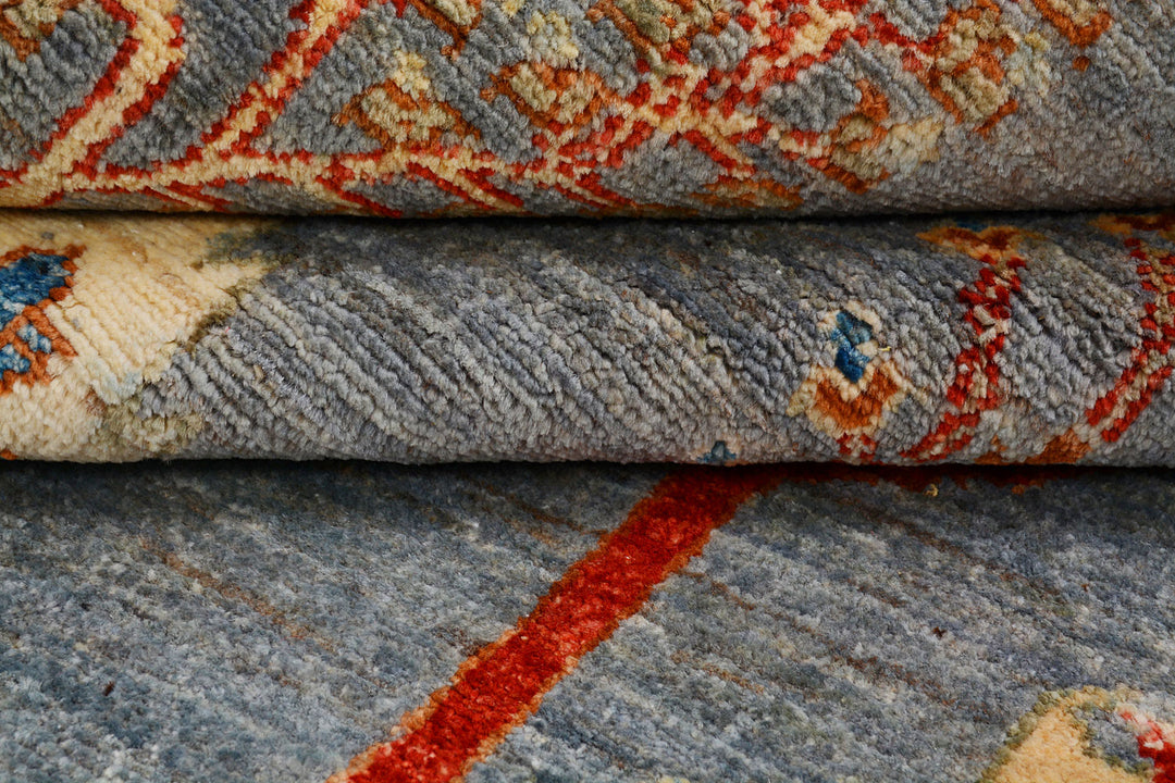 Grey Herati 4'  11" x 6'  7" - No. QA19369