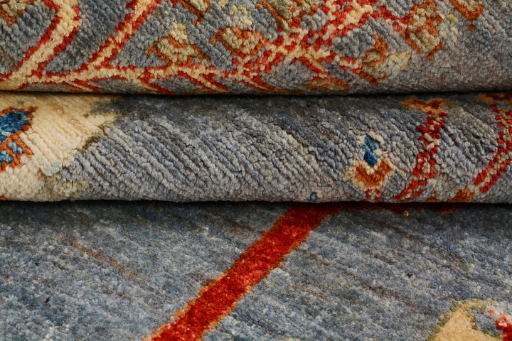 Grey Herati 4'  11" x 6'  7" - No. QA19369