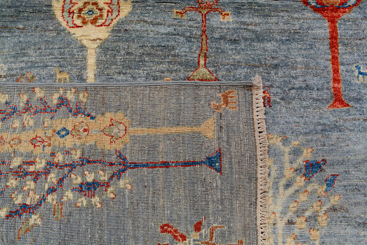 Grey Herati 4'  11" x 6'  7" - No. QA19369