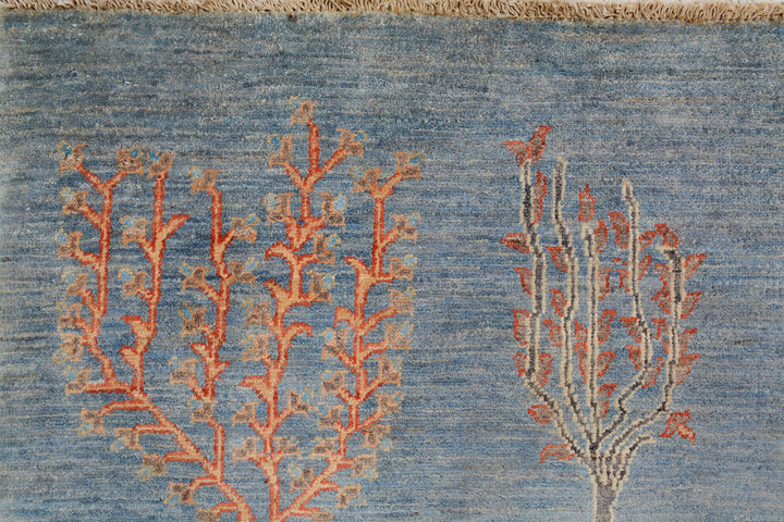 Light Slate Grey Herati 4'  8" x 6'  5" - No. QA23201