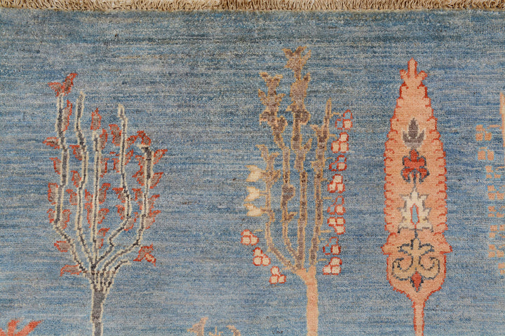 Light Slate Grey Herati 4'  8" x 6'  5" - No. QA23201