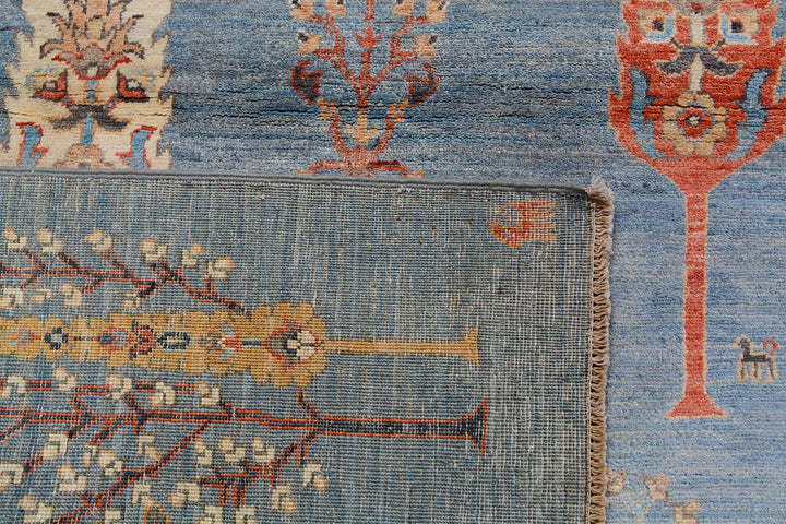 Light Slate Grey Herati 4'  8" x 6'  5" - No. QA23201