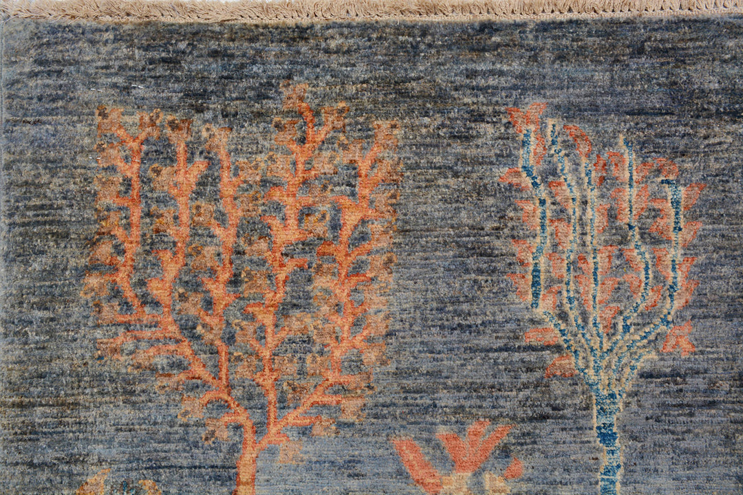 Dim Grey Herati 4'  11" x 6'  8" - No. QA99504