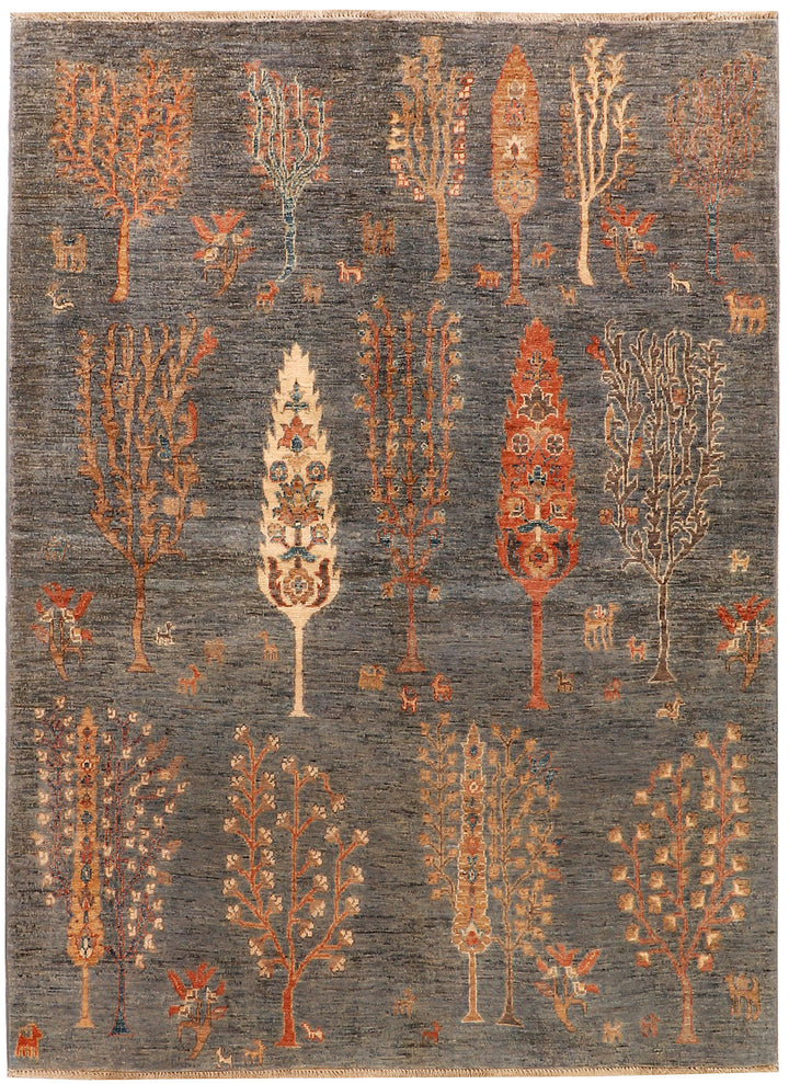 Dim Grey Herati 4'  11" x 6'  8" - No. QA99504