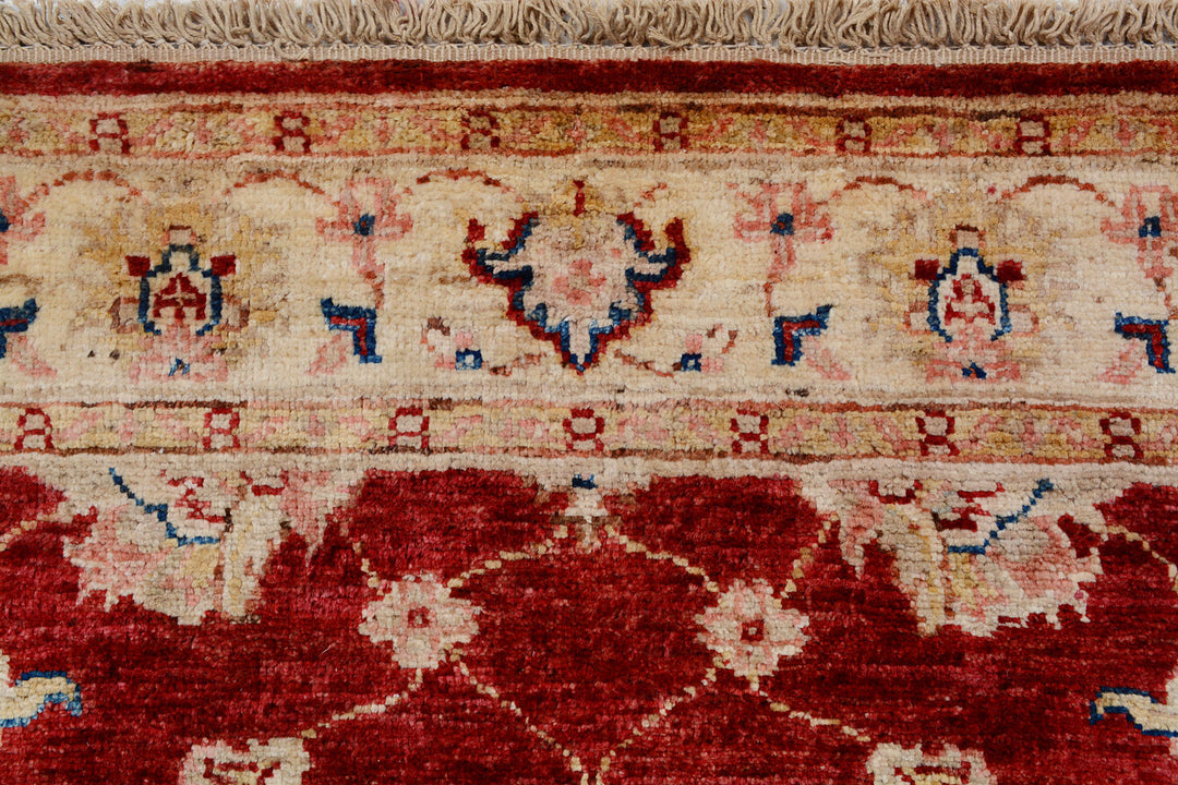 Firebrick Oushak 2'  7" x 9'  8" - No. QA82433