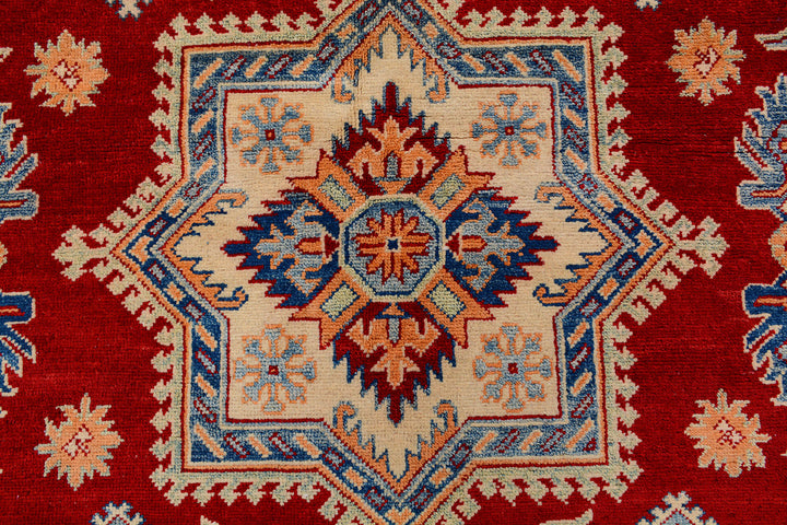 Firebrick Kazak 6' 7 x 9' 9 - No. 73694