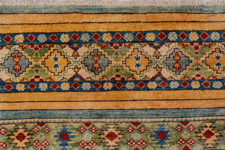 Multi Colored Kazak 6'  8" x 9'  5" - No. QA92639