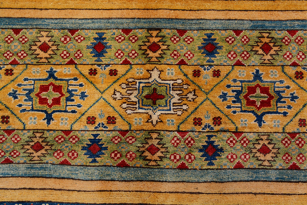 Multi Colored Kazak 6'  8" x 9'  5" - No. QA92639