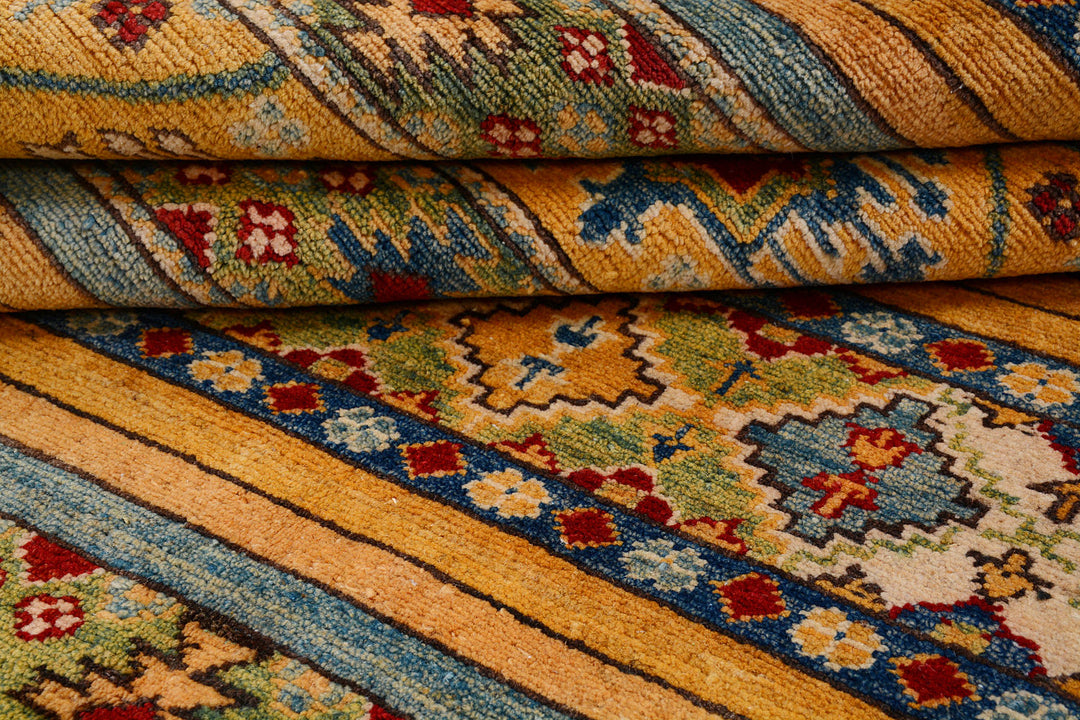 Multi Colored Kazak 6'  8" x 9'  5" - No. QA92639