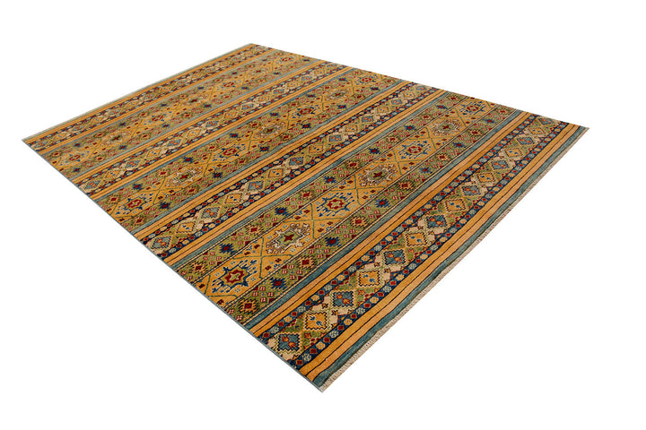 Multi Colored Kazak 6'  8" x 9'  5" - No. QA92639