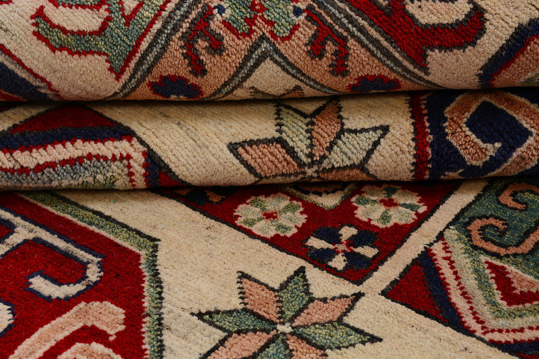 Blanched Almond Kazak 6'  9" x 9'  9" - No. QA30920