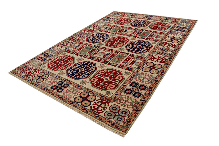 Blanched Almond Kazak 6' 9 x 9' 9 - No. 73697