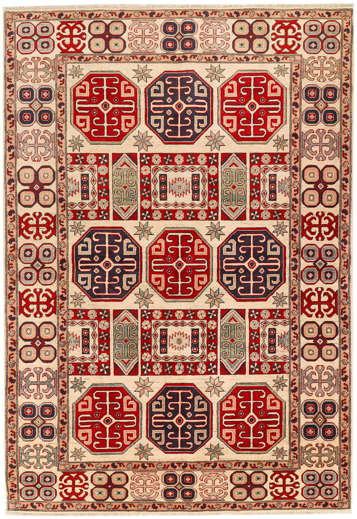 Blanched Almond Kazak 6' 9 x 9' 9 - No. 73697