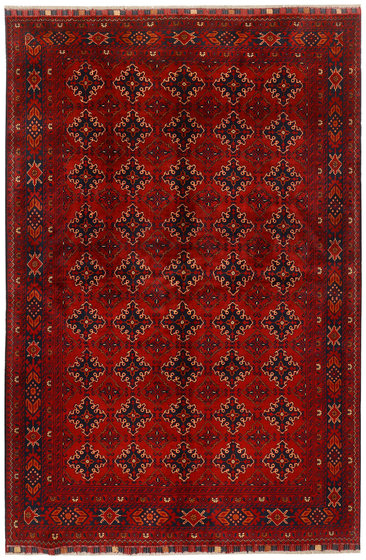 Firebrick Khal Mohammadi 6'  4" x 9'  8" - No. QA75131