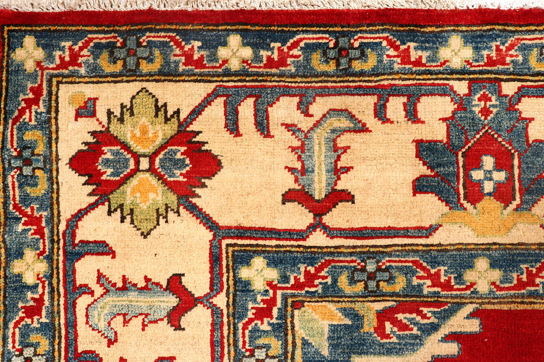 Firebrick Kazak 6' 4 x 9' 5 - No. 73713