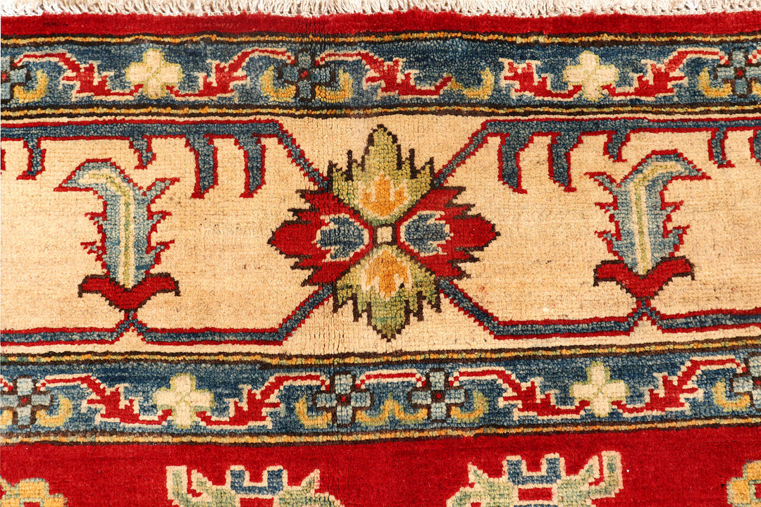 Firebrick Kazak 6' 4 x 9' 5 - No. 73713