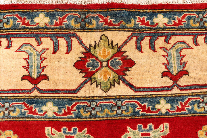 Firebrick Kazak 6'  4" x 9'  5" - No. QA21207