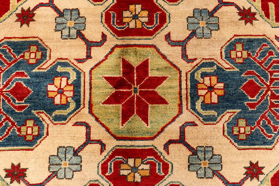 Firebrick Kazak 6' 4 x 9' 5 - No. 73713