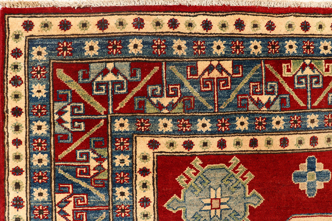 Firebrick Kazak 6' 4 x 9' 8 - No. 73714