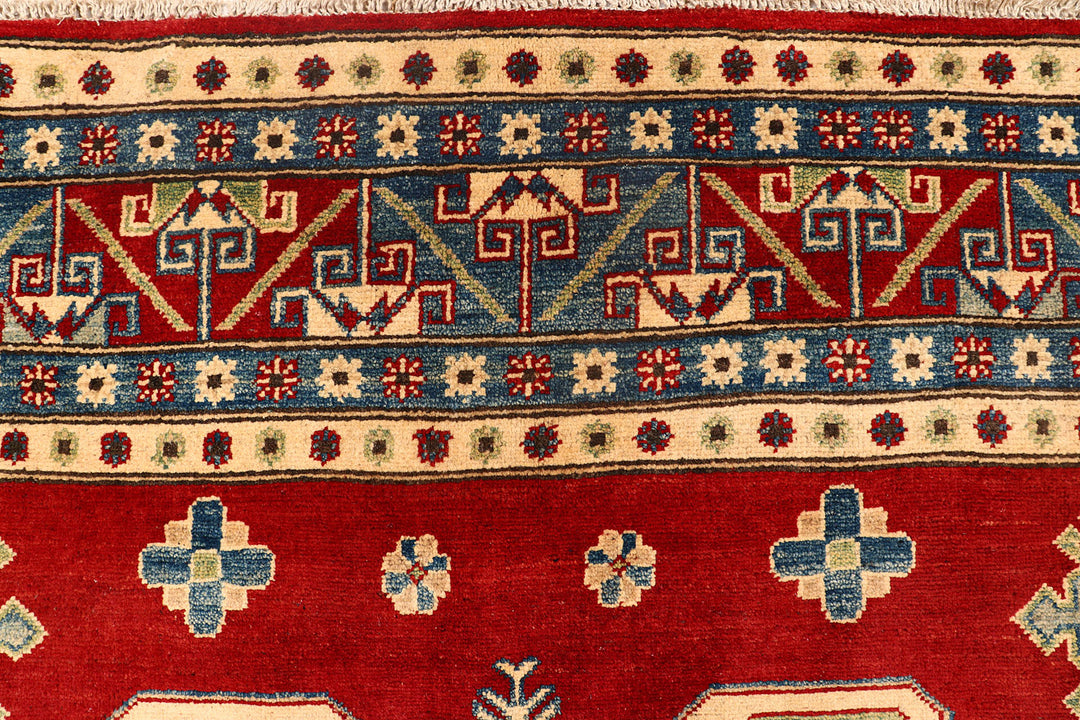 Firebrick Kazak 6' 4 x 9' 8 - No. 73714