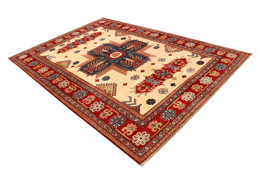 Bisque Kazak 6'  9" x 9'  7" - No. QA88654