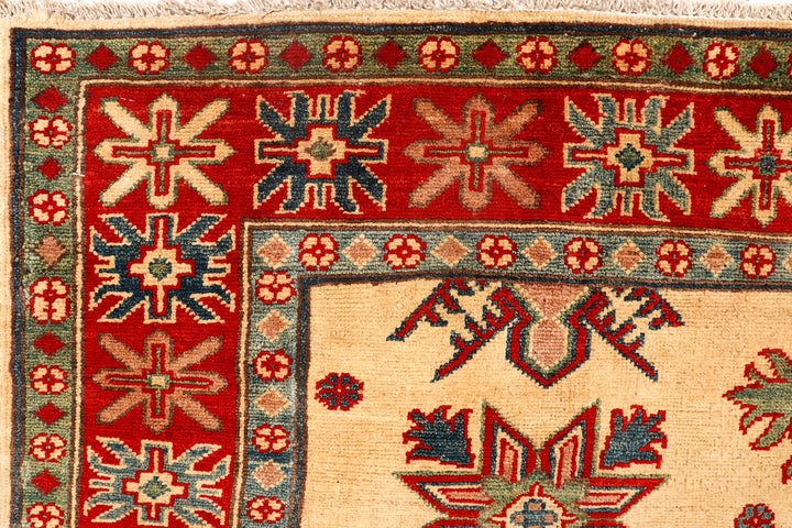 Sandy Brown Kazak 4'  10" x 6' " - No. QA44195