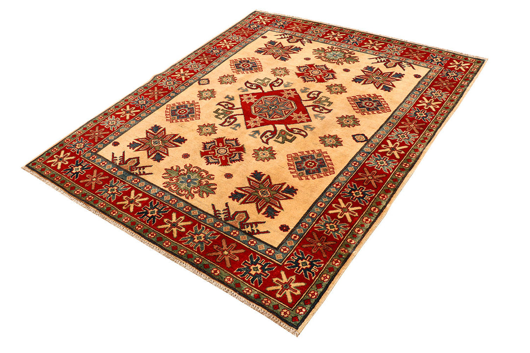 Sandy Brown Kazak 4'  10" x 6' " - No. QA44195