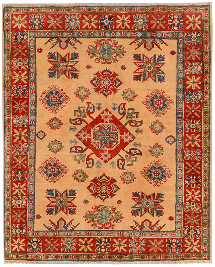 Sandy Brown Kazak 4' 10 x 6' - No. 73716