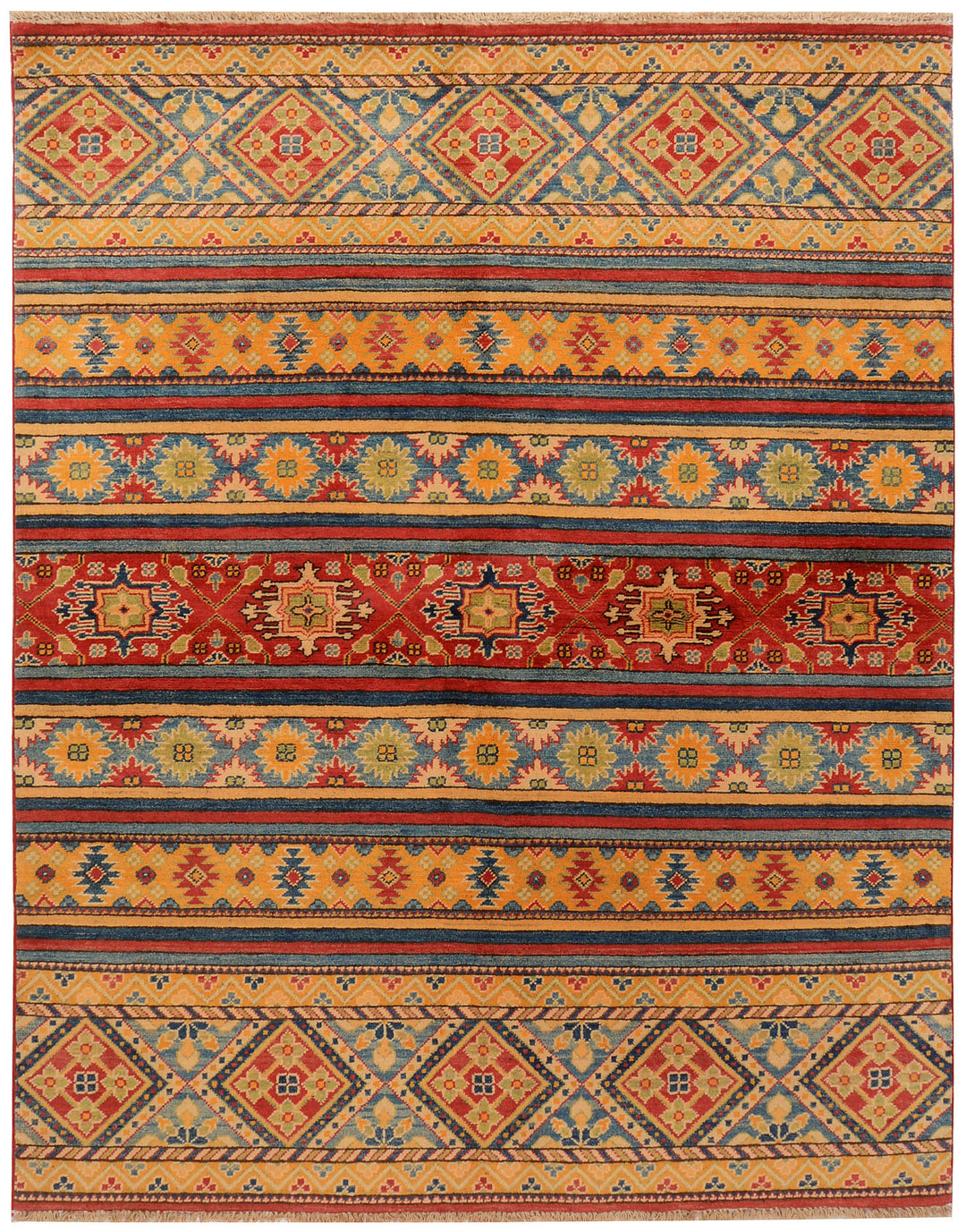 Multi Colored Kazak 5' 1 x 6' 5 - No. 73717