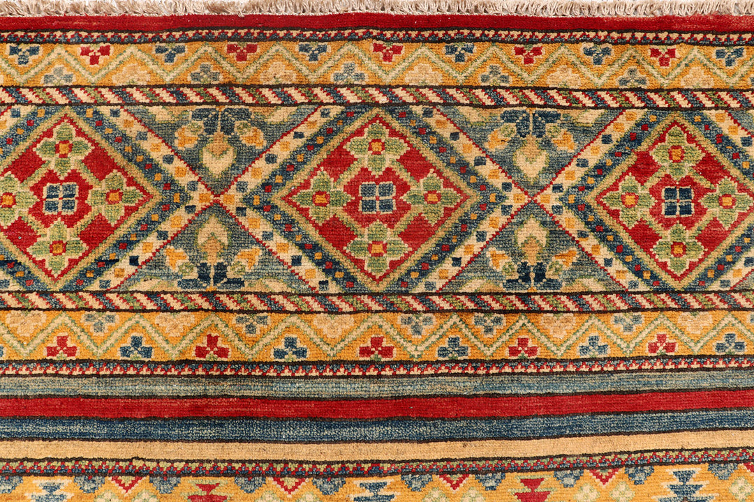Multi Colored Kazak 5'  1" x 6'  7" - No. QA12935