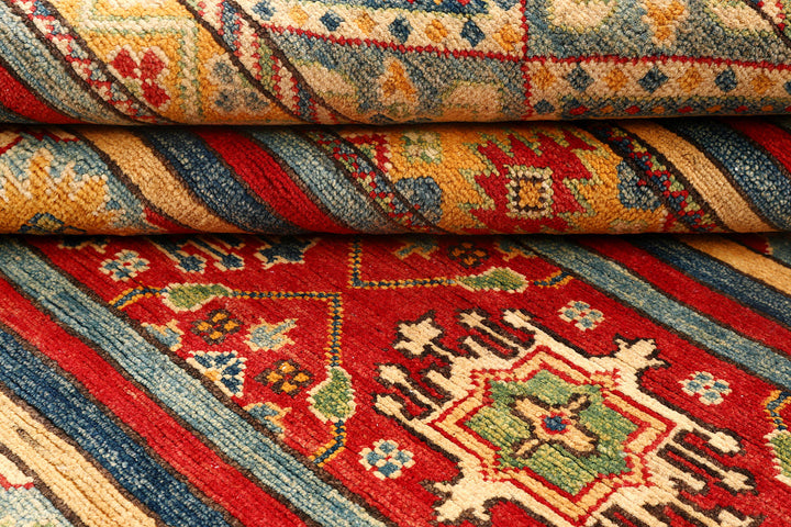 Multi Colored Kazak 5'  1" x 6'  7" - No. QA12935