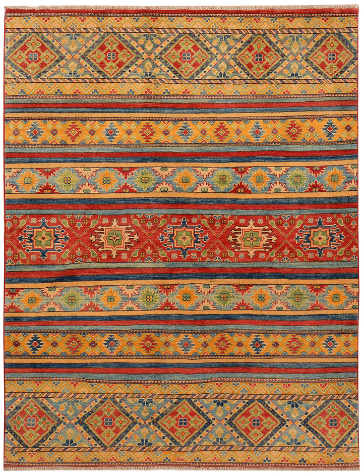 Multi Colored Kazak 5'  1" x 6'  7" - No. QA12935