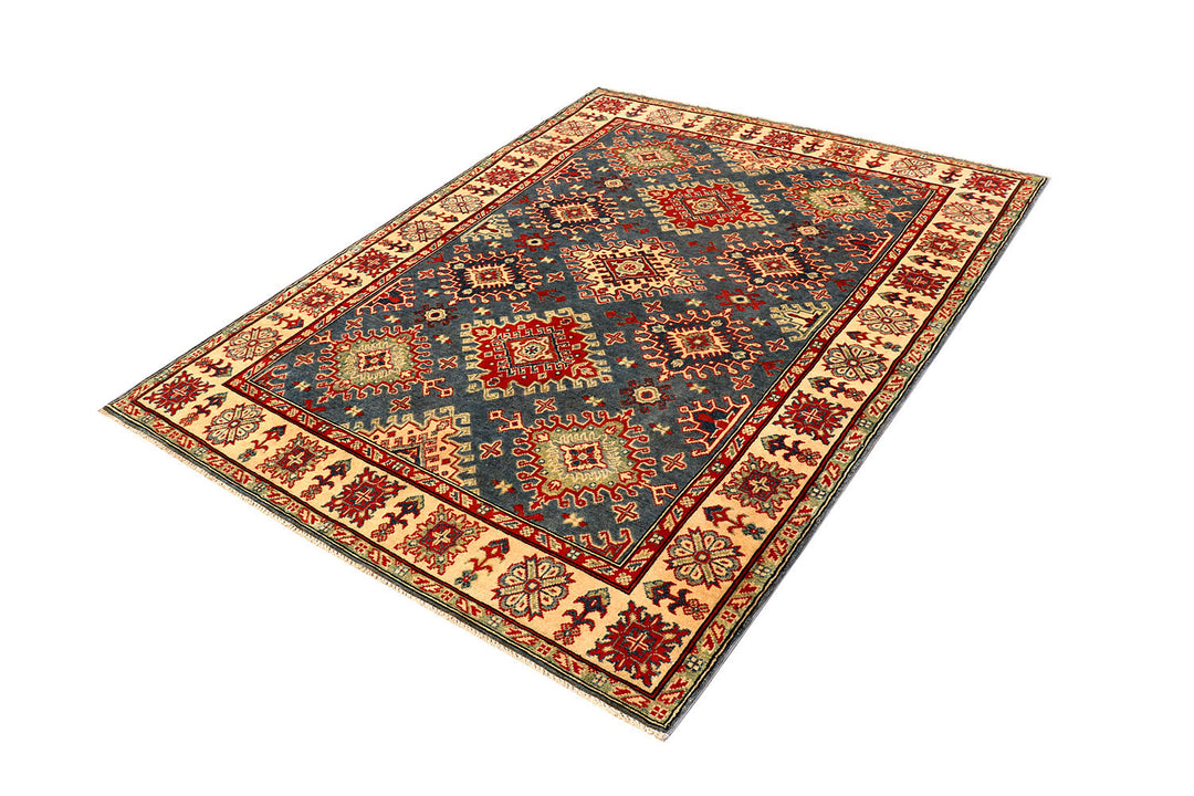 Light Slate Grey Kazak 5'  x" 6'  7" - No. QA41610